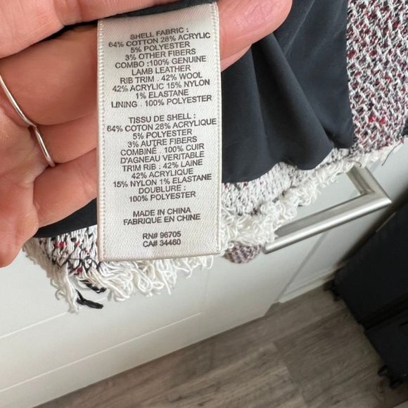 Rebecca Taylor Cropped Blazer with Leather Details - Picture 8 of 13